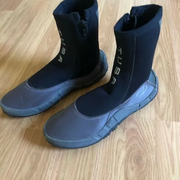 Tusa 5mm Imprex Neoprene Dive Boots Size: 13/48 XXXL Black/Gray