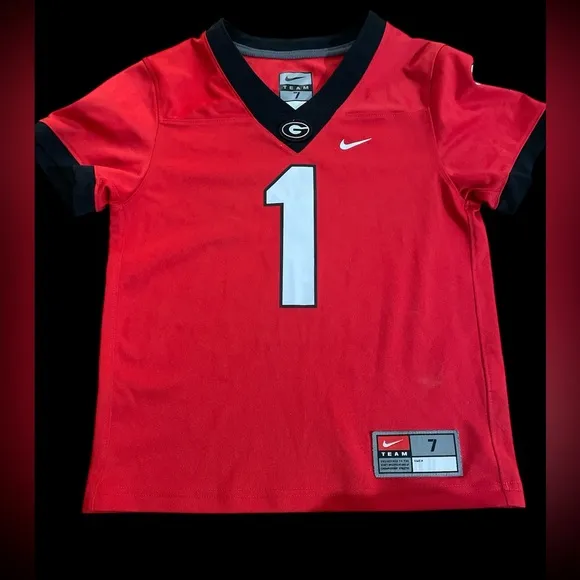 UGA NIKE JERSEY youth 7 university of Georgia bulldogs kids