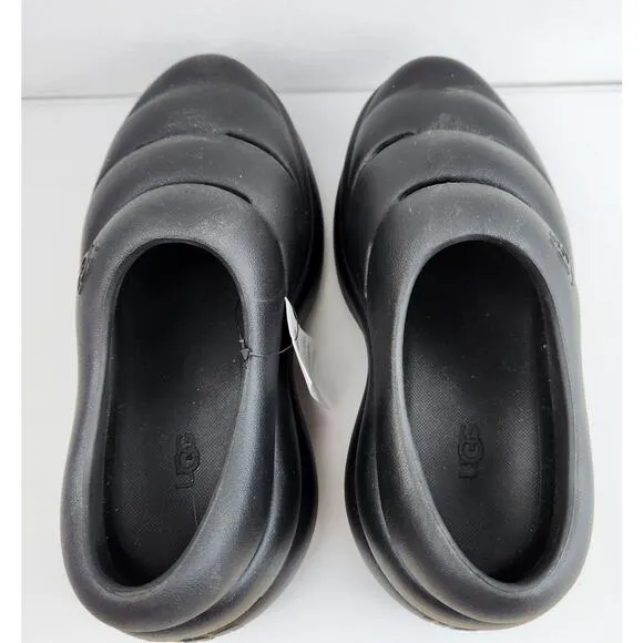 UGG 1132890 Womens Black Round Toe Slip On Sport Yeah Clog Shoes Size 6 37
