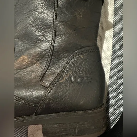 UGG Australia Rockville II Men's Black Leather Boots