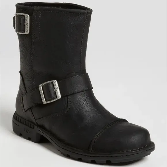 UGG Australia Rockville II Men's Black Leather Boots