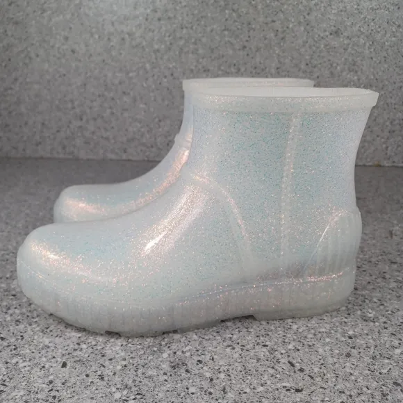 UGG Drizlita Iridescent Glitter Rain Boots Size 4Y Shoes