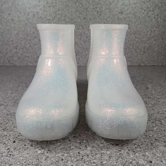 UGG Drizlita Iridescent Glitter Rain Boots Size 4Y Shoes