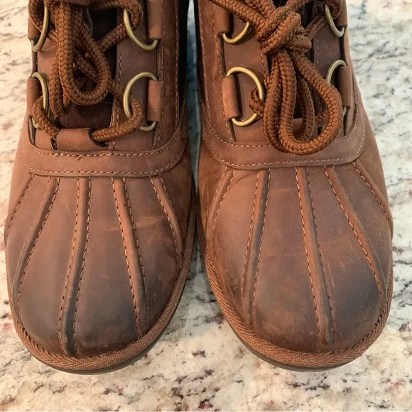 UGG Heather Waterproof Duck Boots Size 8.5