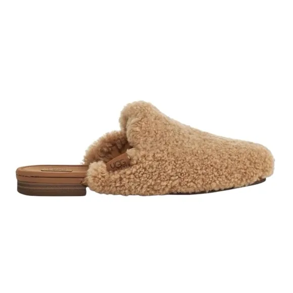 UGG Janaya Cozy Mule Shoes In Chestnut Brown Women’s Size 5.5