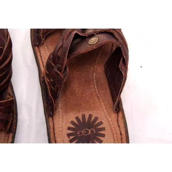 UGG keala sandals slides leather slip on slide shoes womens 6