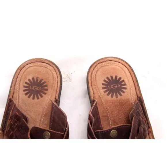 UGG keala sandals slides leather slip on slide shoes womens 6