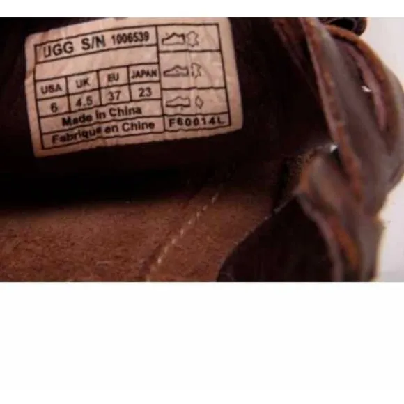 UGG keala sandals slides leather slip on slide shoes womens 6