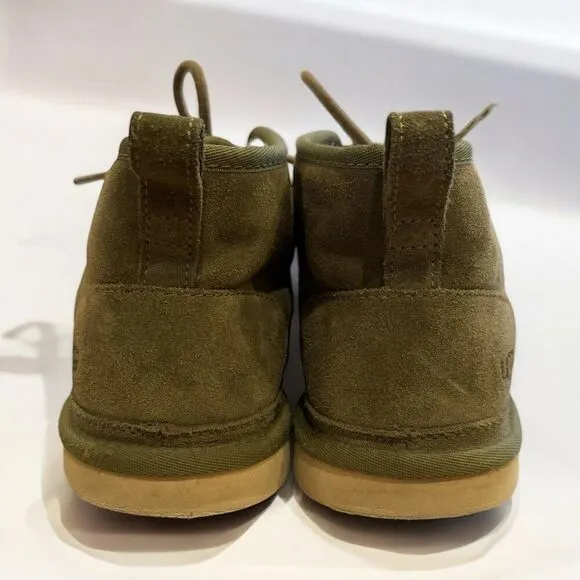 UGG Men’s Burnt Olivia Neuma Chukka Boot Size 10
