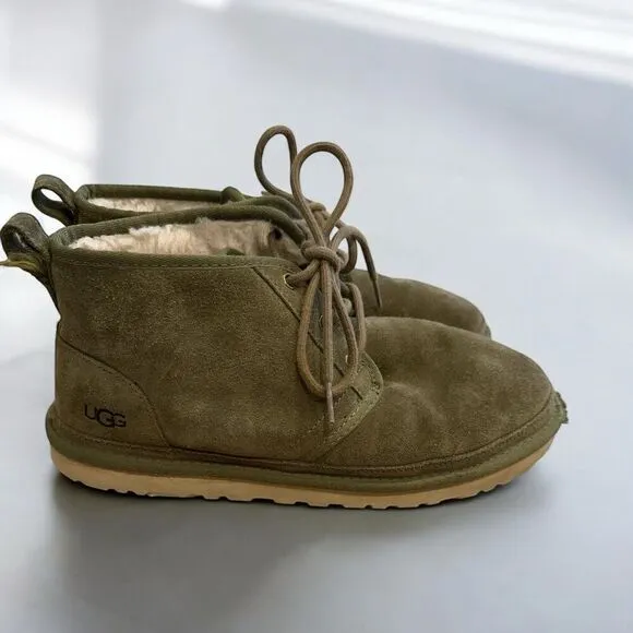 UGG Men’s Burnt Olivia Neuma Chukka Boot Size 10