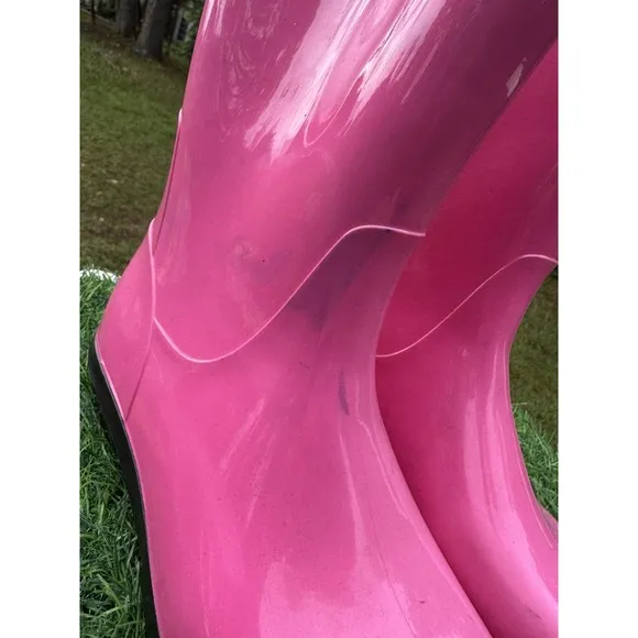 UGG Raana 1014340K Diva Pink Tall Pull Up Waterproof  Rain Boots Size 4 A1