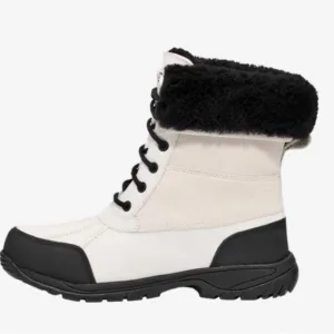 UGG white butte cold-weather waterproof‎ wool lined boots size 11 brand new