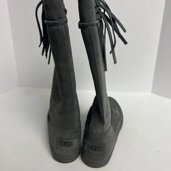 UGG Women's Emerie, Gray Fashion Boots, Size 5 M