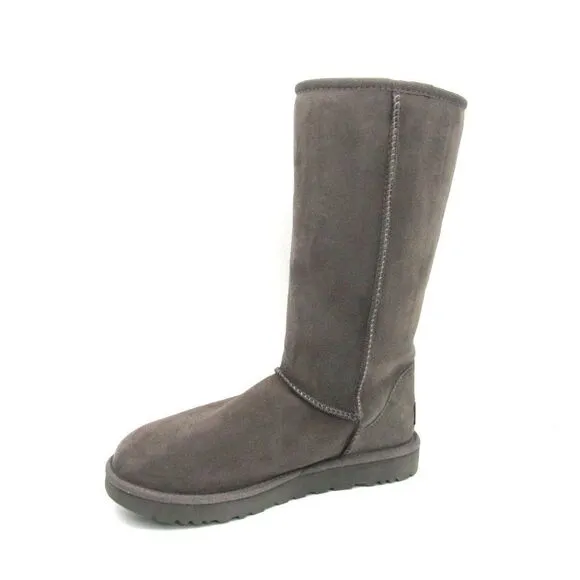 UGG CLASSIC TALL II SHEEPSKIN BOOTS IN GREY SZ 9