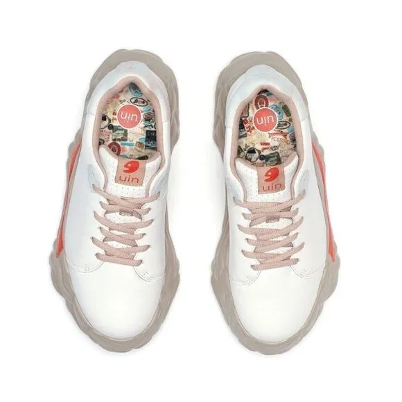 UIN Women's Chunky Platform Fashion Sneakers Sanamolls (BEIGE SANAMOLLS II)