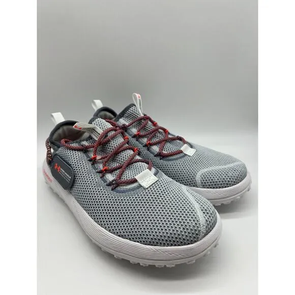 Under Armour Charged Fat Tire Gray Low Top Hiking Shoes 3027562-100 Men Size 10