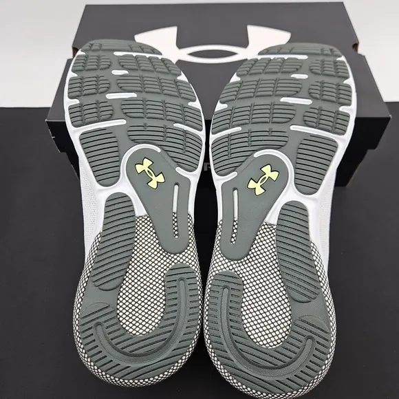 Under Armour HOVR Turbulence 2 Running Shoes Green White Gray Men's Size 10.5‎