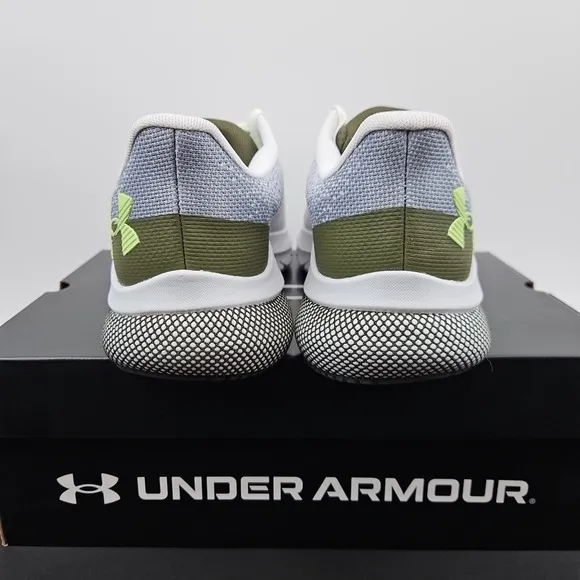 Under Armour HOVR Turbulence 2 Running Shoes Green White Gray Men's Size 10.5‎