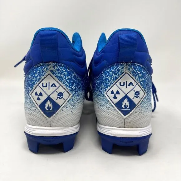 Under Armour Spotlight Fran 2.0 Football Cleats Shoes Royal Blue Men’s Size 11.5