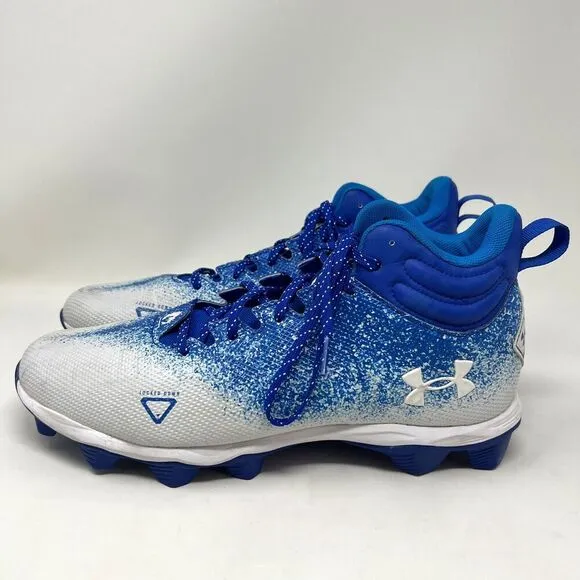 Under Armour Spotlight Fran 2.0 Football Cleats Shoes Royal Blue Men’s Size 11.5