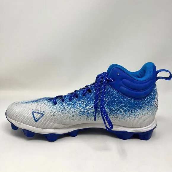 Under Armour Spotlight Fran 2.0 Football Cleats Shoes Royal Blue Men’s Size 11.5