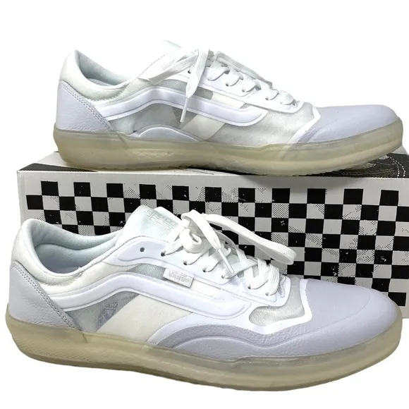 VANS Ave Leather Shoes Low Top Skate Mesh Sneakers Women's Size VN0A5JIBWWW