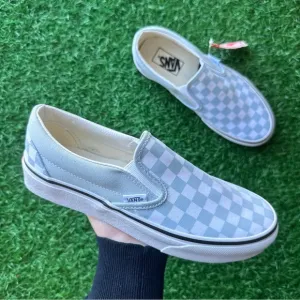 Vans Classic Slip On Checkerboard Baby Blue