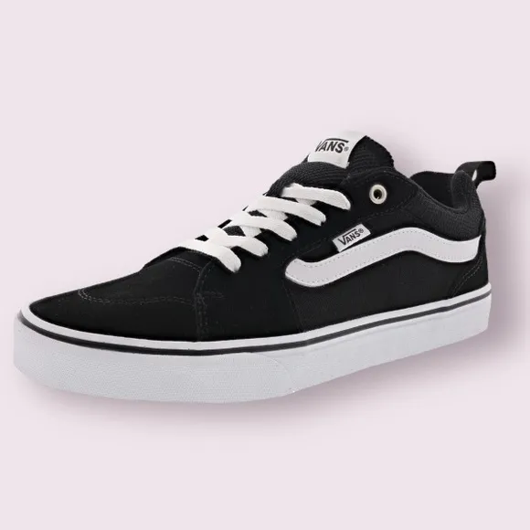 Vans Filmore Low Vulcanized Rubber Skate Shoes in Black