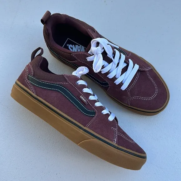 VANS | Filmore Skate Shoes in Suede/ Mesh in Chocolate/ Gum