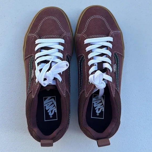 VANS | Filmore Skate Shoes in Suede/ Mesh in Chocolate/ Gum