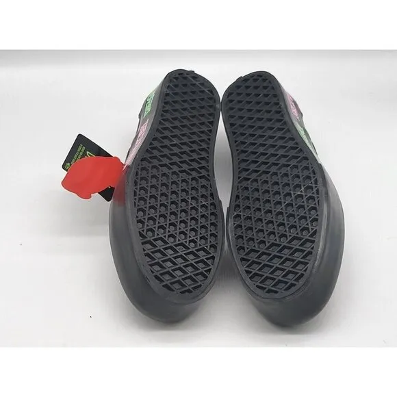 Vans Glow In The Dark Gothic Punk Classic Slip On Platform Womens Shoes Size 7.5
