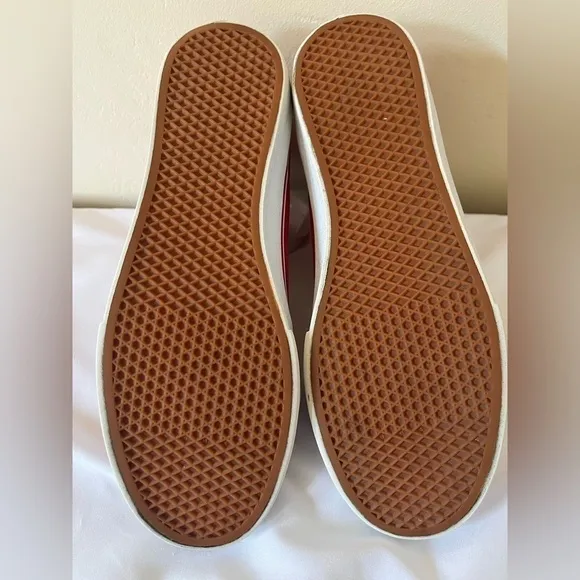 Vans Hitop red skateboarding womens shoes size 8.5 or size 7 mens