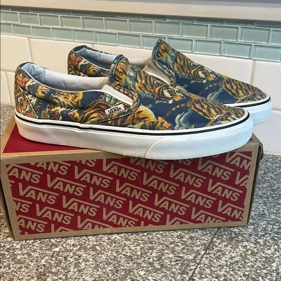 Vans Kenzo Flying Tiger Collab Slip-On Sneakers