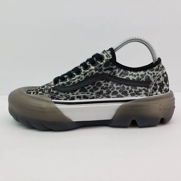 Vans Old Skool Tapered Mesh DX Modular Dots Womens Size 8.5 Black Skate Sneaker
