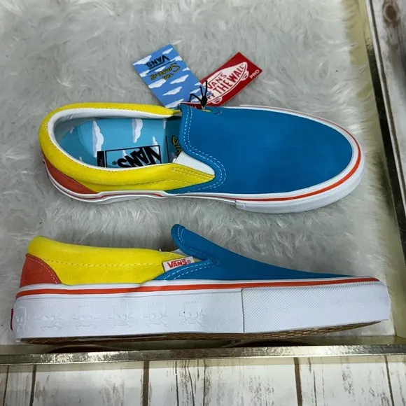 VANS x The Simpsons BART Slip-on Pro Sneakers Shoes New with box