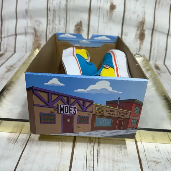 VANS x The Simpsons BART Slip-on Pro Sneakers Shoes New with box