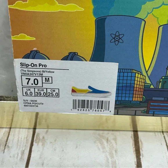 VANS x The Simpsons BART Slip-on Pro Sneakers Shoes New with box