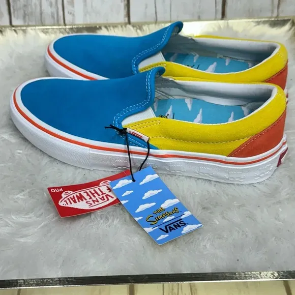 VANS x The Simpsons BART Slip-on Pro Sneakers Shoes New with box