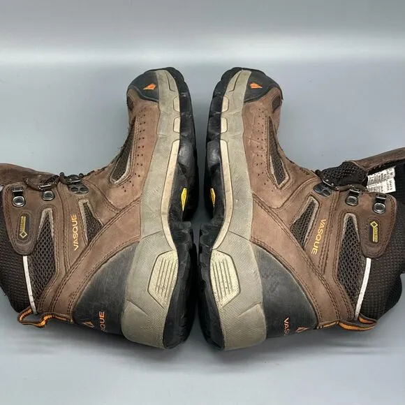 Vasque Breeze 2.0 GTX Hiking Boot Men's 9 Brown Leather Ankle Lace Up Waterproof