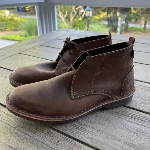 Veldskoen Heritage Uhanbo Brown Leather Chukka Unisex Boots Size Mens 7 Womens 9