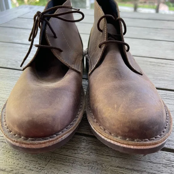 Veldskoen Heritage Uhanbo Brown Leather Chukka Unisex Boots Size Mens 7 Womens 9