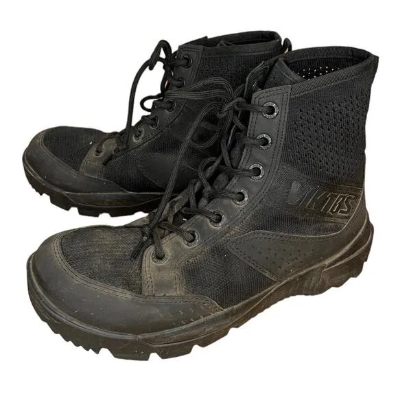 Viktos Johnny Combat Mens Black Vented Boots Mens Size 8.5 US SuperFeet