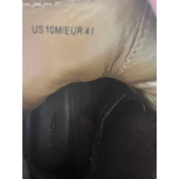Vince Rue women's Chelsea Tan leather Ankle Boots 10