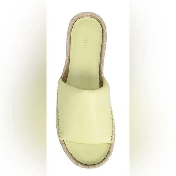 Vince Women's Jesse Slide Espadrille Sandals Shoes palelemon