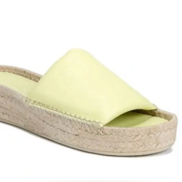 Vince Women's Jesse Slide Espadrille Sandals Shoes palelemon