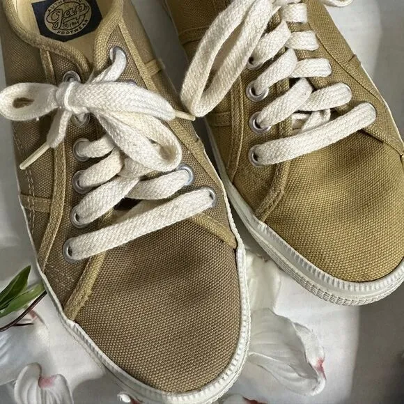 Vintage 80s/90s GAP Slip On Lace Up Fabric Sneakers