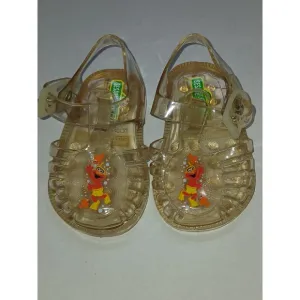 Vintage 90s HTF Elmo Sesame Street Jelly Sandals Shoes Toddler size 2  Rare
