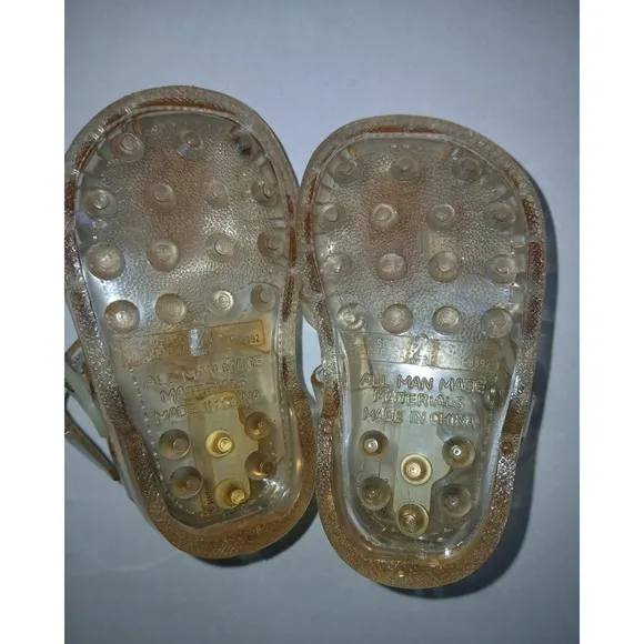 Vintage 90s HTF Elmo Sesame Street Jelly Sandals Shoes Toddler size 2  Rare