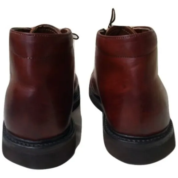 VINTAGE BARRIE LTD. British Tan Brown ANKLE BOOTS 7 1/2 EE 7.5 EE