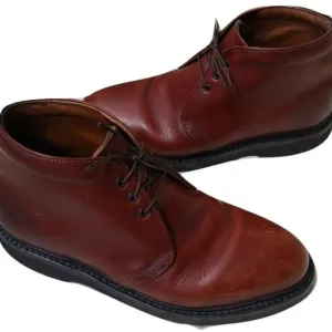 VINTAGE BARRIE LTD. British Tan Brown ANKLE BOOTS 7 1/2 EE 7.5 EE